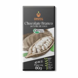 Chocolate Vegano Branco com Leite de Coco 80g - Onveg