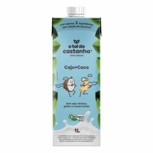 Leite Vegetal Castanha de Caju com Coco - A Tal da Castanha 1L
