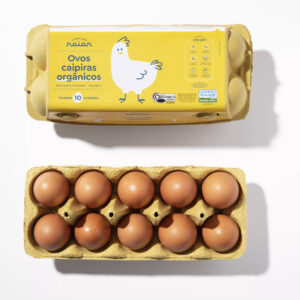 Ovos Caipira Bandeja 10un Orgânico - Raiar