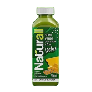 Suco Misto de Abacaxi, Limao, Gengibre e Couve - Prensado a Frio 300ml  - Naturall