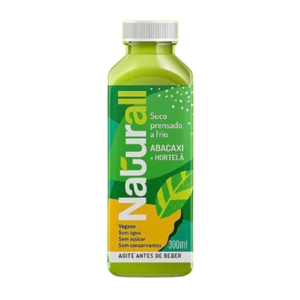 Suco misto Abacaxi e Hortela Prensado a Frio - Naturall