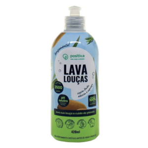Lava Louças Capim Limão - Positiva 420ml