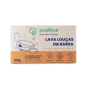 Lava Louças em Barra 100g - Positiva