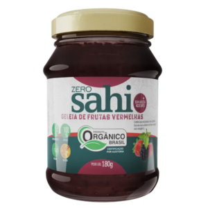 Geleia de Frutas Vermelhas Orgânica Zero 180g - Sahi