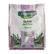 GRAOS DE CHIA ORGANICA 200G - ORGANIC