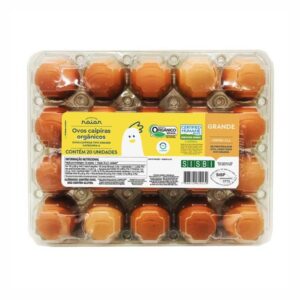 Ovos Caipira Bandeja 20un Orgânico - Raiar