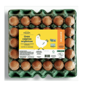 Ovos Caipira Bandeja 30un Orgânico - Raiar