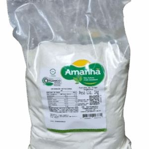 Farinha de Trigo Integral 1Kg Orgânica - Amanhã