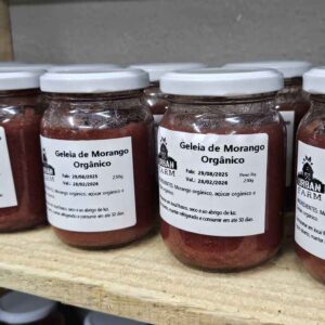 Geleia de morango orgânica 230g urban farm